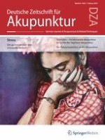 Deutsche Zeitschrift für Akupunktur 1/2019