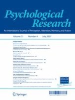 Psychological Research 4/2007