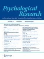 Psychological Research 6/2007