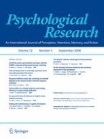 Psychological Research 5/2008