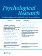 Psychological Research 3/2009