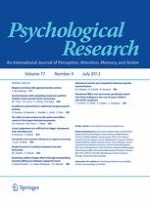 Psychological Research 4/2013