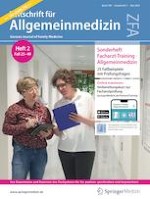 Zeitschrift für Allgemeinmedizin 1/2024