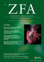Zeitschrift für Allgemeinmedizin 1/2011