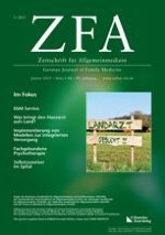 Zeitschrift für Allgemeinmedizin 1/2013