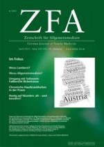 Zeitschrift für Allgemeinmedizin 4/2015