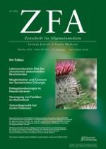 Zeitschrift für Allgemeinmedizin 10/2016