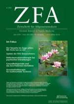 Zeitschrift für Allgemeinmedizin 6/2016