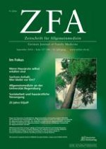 Zeitschrift für Allgemeinmedizin 9/2016