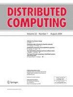 Distributed Computing 1/2009