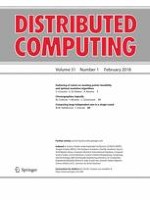 Distributed Computing 1/2018