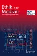 Ethik in der Medizin 4/2001