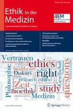 Ethik in der Medizin 1/2012