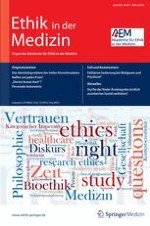 Ethik in der Medizin 1/2013