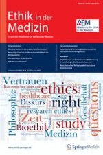 Ethik in der Medizin 2/2013