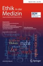 Ethik in der Medizin 2/2016