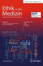 Ethik in der Medizin 3/2016