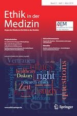 Ethik in der Medizin 1/2019