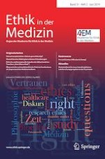 Ethik in der Medizin 2/2019