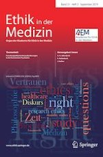 Ethik in der Medizin 3/2019