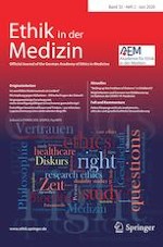 Ethik in der Medizin 2/2020