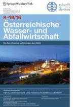 Österreichische Wasser- und Abfallwirtschaft 9-10/2016