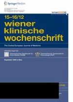 Wiener klinische Wochenschrift 15-16/2012