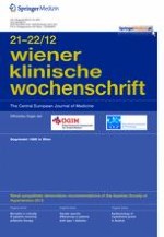 Wiener klinische Wochenschrift 21-22/2012