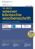 Wiener klinische Wochenschrift 15-16/2013