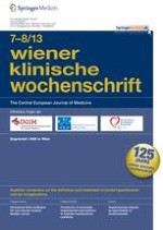 Wiener klinische Wochenschrift 7-8/2013