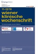 Wiener klinische Wochenschrift 11-12/2016