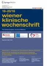 Wiener klinische Wochenschrift 19-20/2016