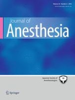 Journal of Anesthesia 6/2016
