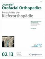 Journal of Orofacial Orthopedics / Fortschritte der Kieferorthopädie 2/2013