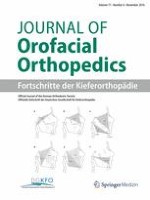 Journal of Orofacial Orthopedics / Fortschritte der Kieferorthopädie 6/2016