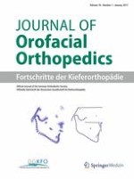 Journal of Orofacial Orthopedics / Fortschritte der Kieferorthopädie 1/2017