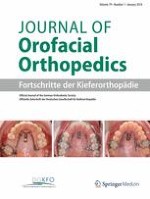 Journal of Orofacial Orthopedics / Fortschritte der Kieferorthopädie 1/2018
