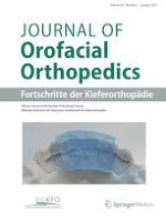 Journal of Orofacial Orthopedics / Fortschritte der Kieferorthopädie 1/2021