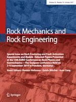 Rock Mechanics and Rock Engineering 10/2021