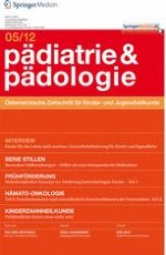 Pädiatrie & Pädologie 5/2012