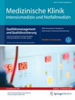 Medizinische Klinik - Intensivmedizin und Notfallmedizin 8/2015