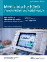 Medizinische Klinik - Intensivmedizin und Notfallmedizin 1/2018