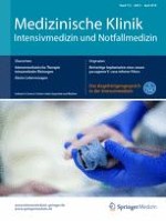 Medizinische Klinik - Intensivmedizin und Notfallmedizin 3/2018