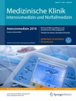 Medizinische Klinik - Intensivmedizin und Notfallmedizin 4/2018