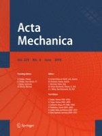 Acta Mechanica 1-4/2007