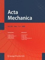 Acta Mechanica 1-4/2008