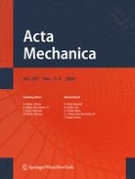 Acta Mechanica 3-4/2009