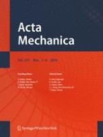 Acta Mechanica 1-4/2010