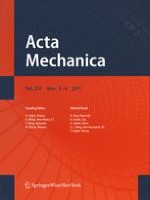 Acta Mechanica 3-4/2011