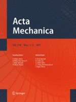 Acta Mechanica 1-2/2011